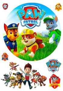 Вафельна картинка Paw Patrol 4 в Дніпропетровській області от компании Интернет магазин "СМАК"