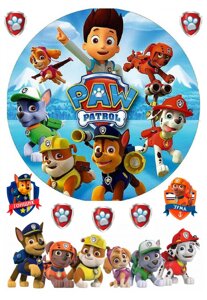 Вафельна картинка Paw Patrol 3 в Дніпропетровській області от компании Интернет магазин "СМАК"