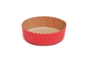 Терлетки для кексу, червоний тарт 10030 мм (5 шт.)