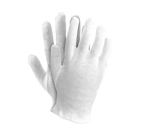 Рукавички робочі х / б трикотажні білі ( розмір М )