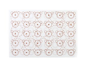 Силіконовий килимок для макаронс Двосторонній 42 x 29.5 см