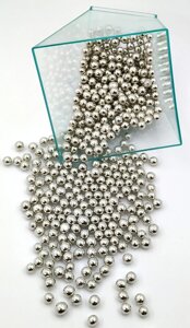 Посипання кульки срібло 5 мм, 50 грам
