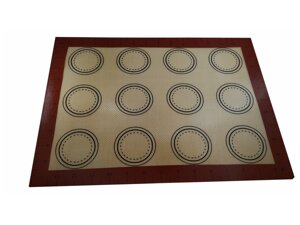 Силіконовий килимок розміткою для печива Кола (діаметр від 4,5 см - 6,5 см)
