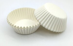 Тарталетки (капсулы) бумажные для кексов, капкейков белые 4021 мм в Днепропетровской области от компании Интернет магазин "СМАК"