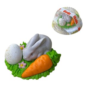 Набір цукрових прикрас Великодній кролик на траві