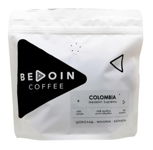 Кофе в зернах свежая обжарка Colombia Supremo 250Г