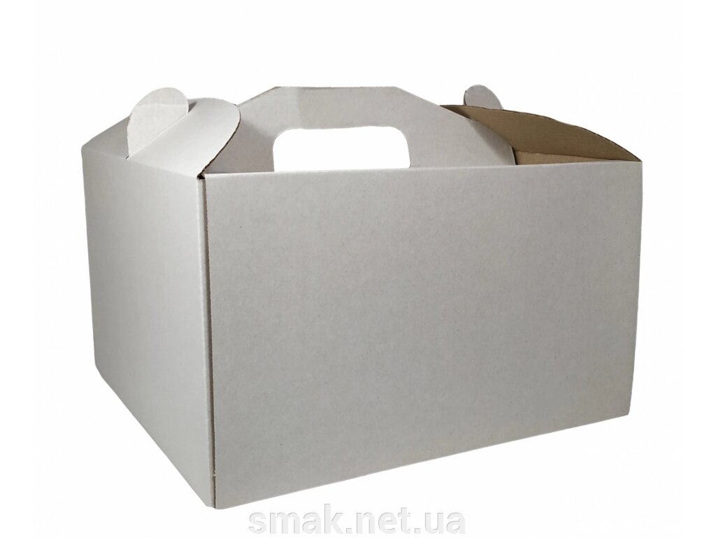 Картонна коробка для торта 3 штуки (300300250) - відгуки