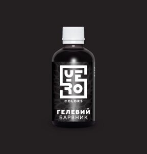Гелевый краситель Yero Colors Черный 140 грамм в Днепропетровской области от компании Интернет магазин "СМАК"