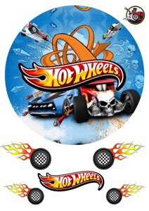 Вафельна картинка Hot Wheels 3 в Дніпропетровській області от компании Интернет магазин "СМАК"