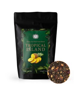 Чай Зелений ароматизований Тропічний острів 50 грам