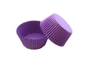 Паперові форми (тарталетки) для кексів, капкейков 3024 см Фіолетові