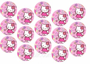 Вафельна картинка Hello Kitty / Хелло Кітті 3