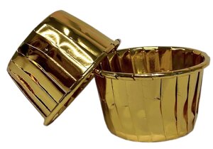 Тарталетки для кексів металізовані Золото, 25 шт. в Дніпропетровській області от компании Интернет магазин "СМАК"