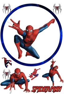 Вафельна картинка Людина-павук 2