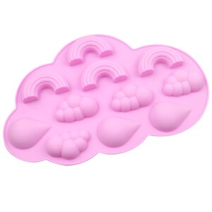 Силіконова форма для цукерок та шоколаду Райдужні хмари в Дніпропетровській області от компании Интернет магазин "СМАК"