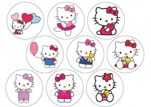 Вафельна картинка Hello Kitty / Хелло Кітті 5