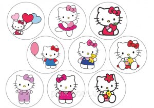 Вафельна картинка Hello Kitty / Хелло Кітті 5 в Дніпропетровській області от компании Интернет магазин "СМАК"