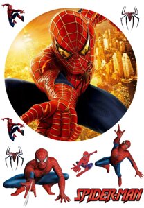 Вафельна картинка Людина-павук 3