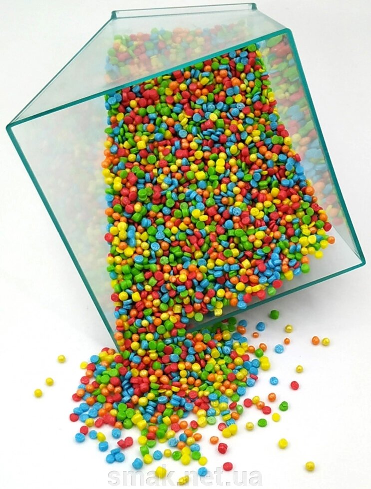 Посипання кондитерська конфетті міні 50 грам від компанії Інтернет магазин "СМАК" - фото 1