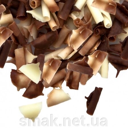 Шоколадна стружка Чорно-біла 100 грам від компанії Інтернет магазин "СМАК" - фото 1