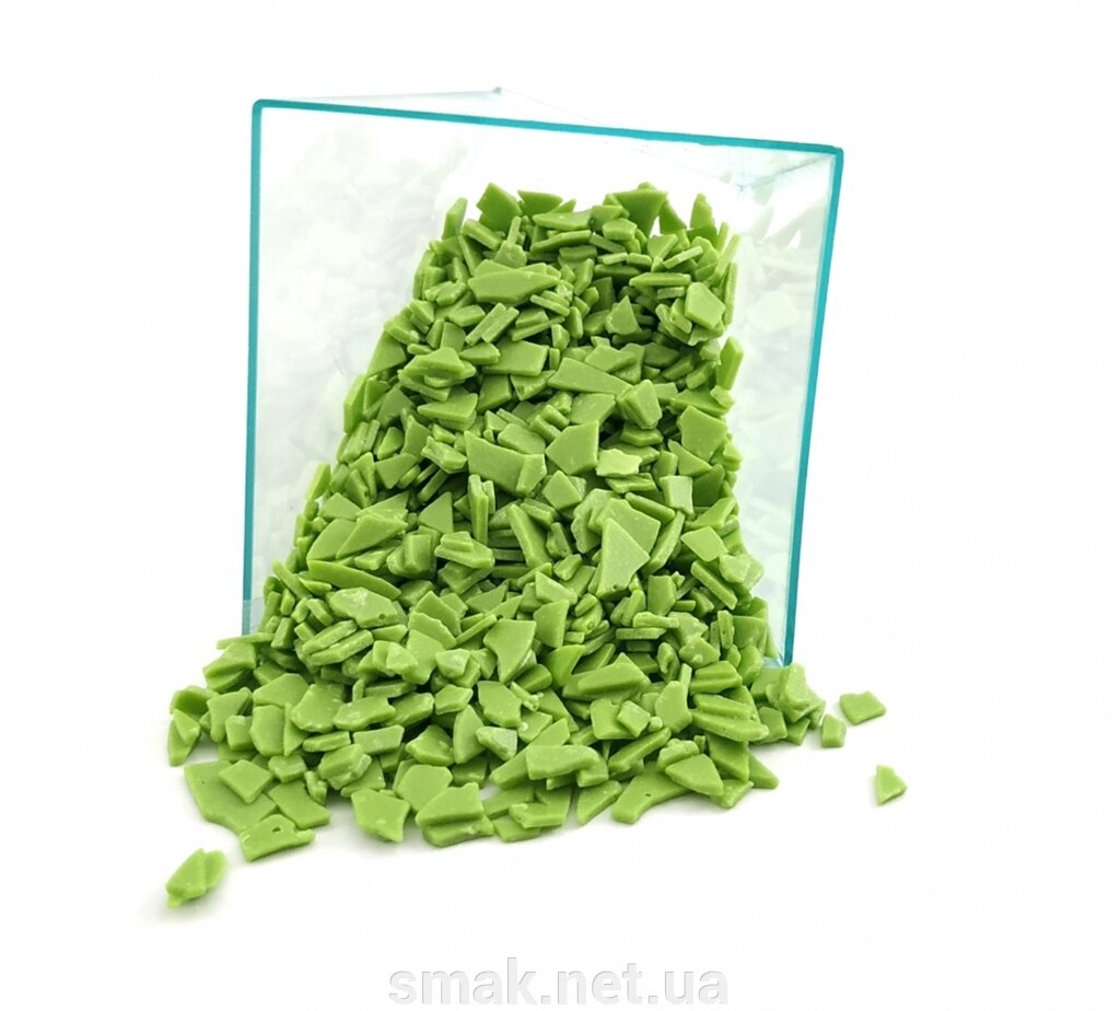 Шоколадні фрагменти шоколаду (шоколадна глазур) Зелені 250 грам від компанії Інтернет магазин "СМАК" - фото 1