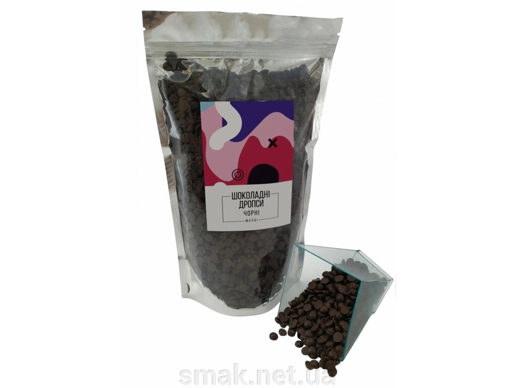 Шоколадні краплі (глазур) Чорний (18 кг) від компанії Інтернет магазин "СМАК" - фото 1