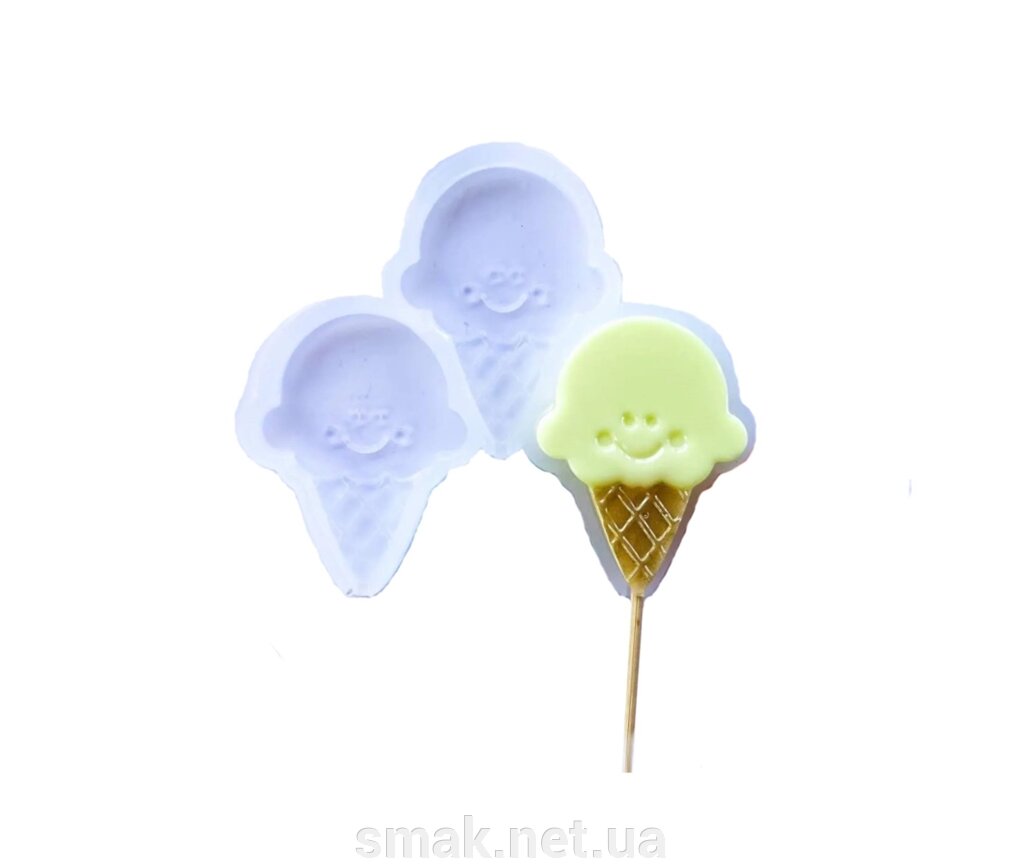 Силіконова цвіль для хмарних рогів морозива від компанії Інтернет магазин "СМАК" - фото 1