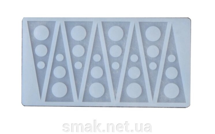 Силіконова форма для шоколадних трикутників від компанії Інтернет магазин "СМАК" - фото 1