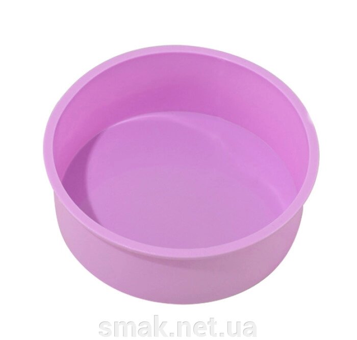 Силіконова форма кругла для випічки (колір в асортименті) d=20 см від компанії Інтернет магазин "СМАК" - фото 1