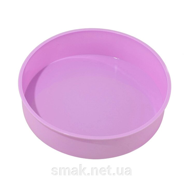 Силіконова форма кругла для випічки (колір в асортименті) d=25 см від компанії Інтернет магазин "СМАК" - фото 1