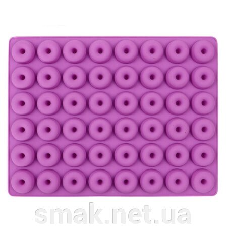 Силіконова форма Міні пончики від компанії Інтернет магазин "СМАК" - фото 1