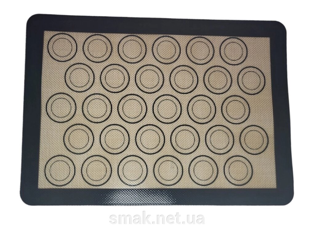 Силіконовий килимок 4229,5 см Гуртки 30 шт. (діаметр 4,5 см) від компанії Інтернет магазин "СМАК" - фото 1
