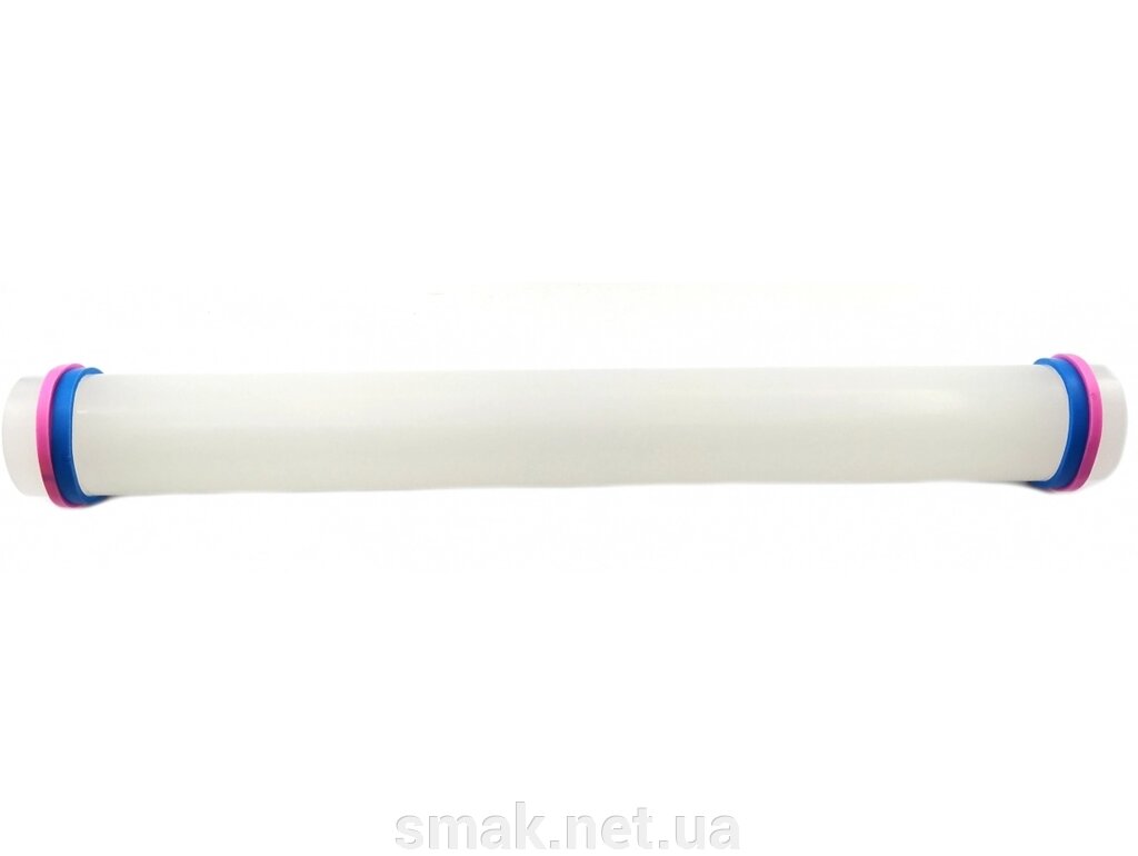 Скалка пластмасова для мастики 22,5 см (з кільцями) від компанії Інтернет магазин "СМАК" - фото 1