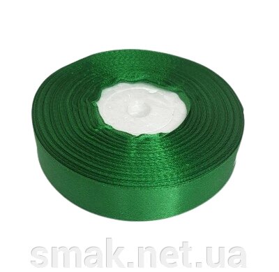 Стрічка атласна зелена 2х36м від компанії Інтернет магазин "СМАК" - фото 1