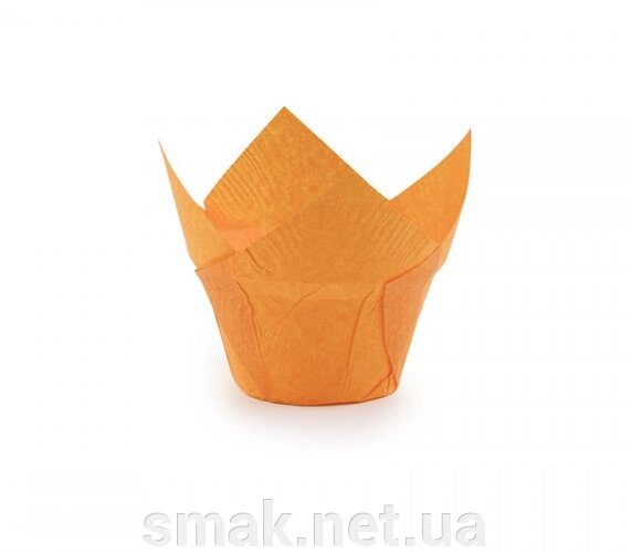 Тартлети (капсули) Папір для кексів, кекси з помаранчевим тюльпаном підсилювача від компанії Інтернет магазин "СМАК" - фото 1