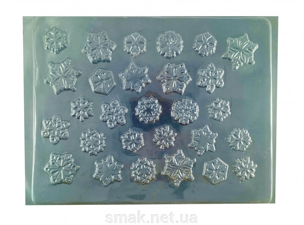 Текстурний мат Сніжинки від компанії Інтернет магазин "СМАК" - фото 1