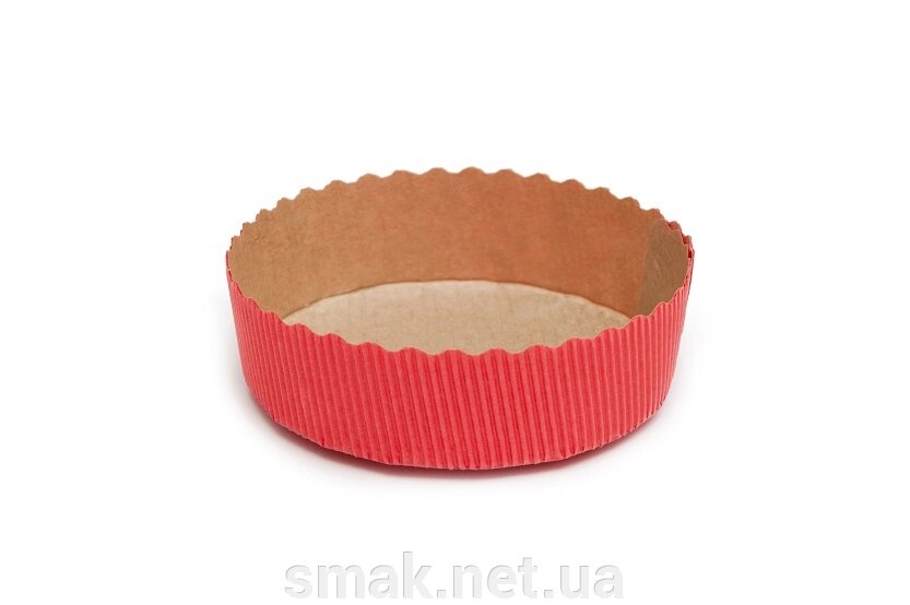 Терлетки для кексу, червоний тарт 10030 мм (5 шт.) від компанії Інтернет магазин "СМАК" - фото 1