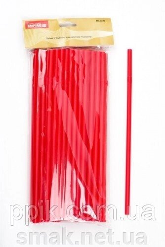 Трубочки для напоїв Червоні 210 мм від компанії Інтернет магазин "СМАК" - фото 1