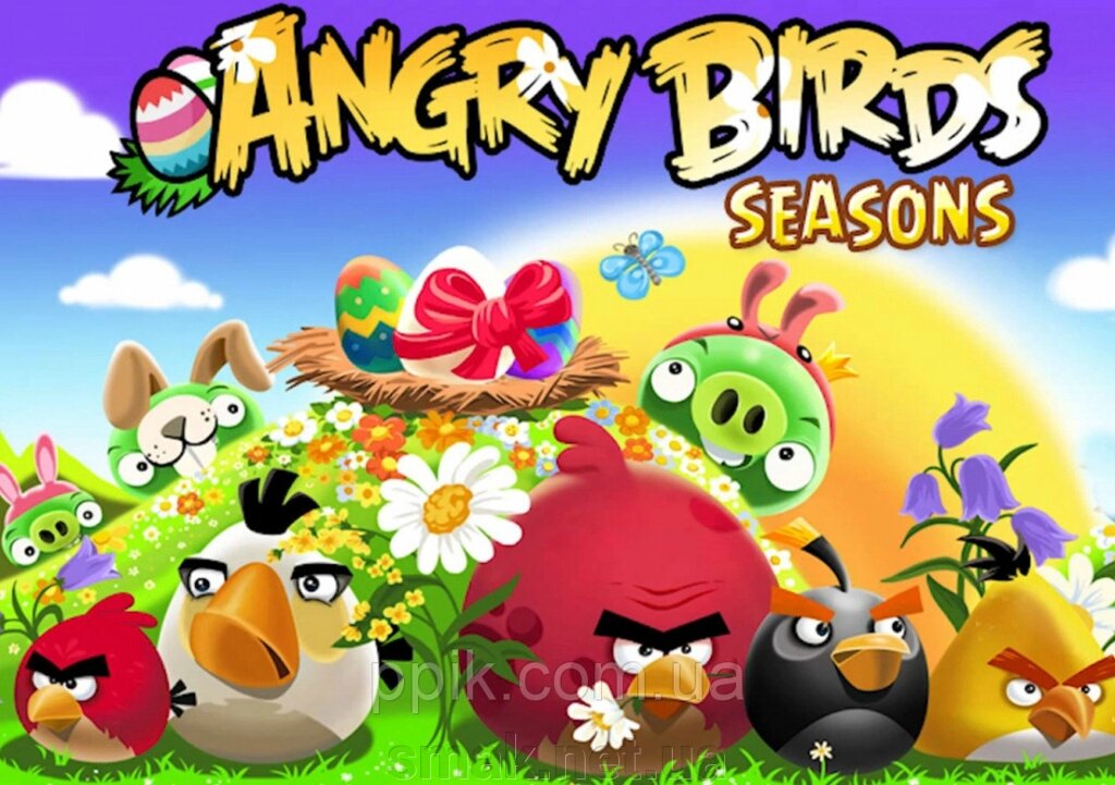 Вафельна картинка Angry Birds / Злі пташки 8 від компанії Інтернет магазин "СМАК" - фото 1