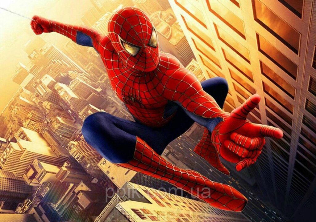 Вафельна картинка Людина-павук 9 від компанії Інтернет магазин "СМАК" - фото 1