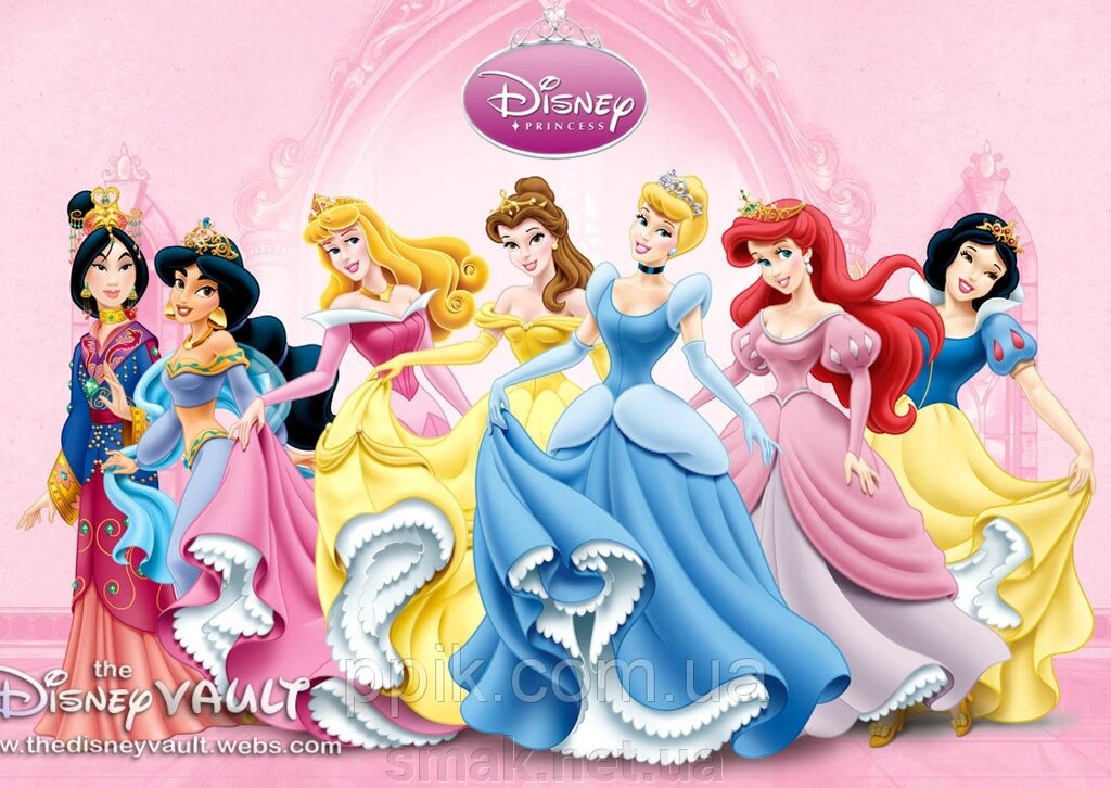 Вафельна картинка Принцеси Дісней 6 від компанії Інтернет магазин "СМАК" - фото 1