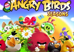Вафельная картинка Angry Birds/Злые птички 3