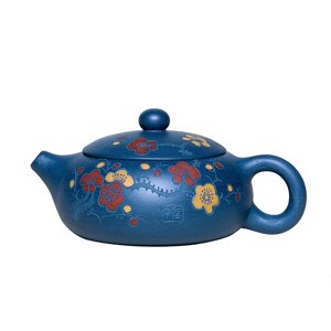 Чайник синій Сі Ши 200мл з ісинської глини