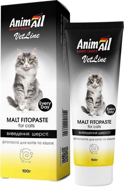 AnimAll VetLine фітопаста для виведення шерсті для котів і кішок, 100 г від компанії ZooVet - Інтернет зоомагазин самих низьких цін - фото 1