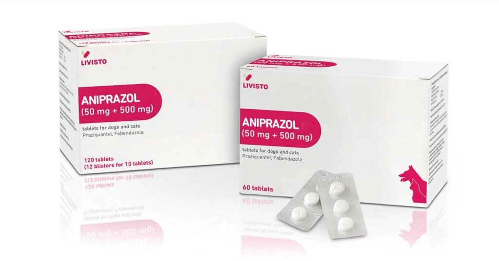 ANIPRAZOL (Аніпразол) антигельмінтник для кішок і собак №3 таблетки LIVISTO (1 табл. на 10 кг) від компанії ZooVet - Інтернет зоомагазин самих низьких цін - фото 1