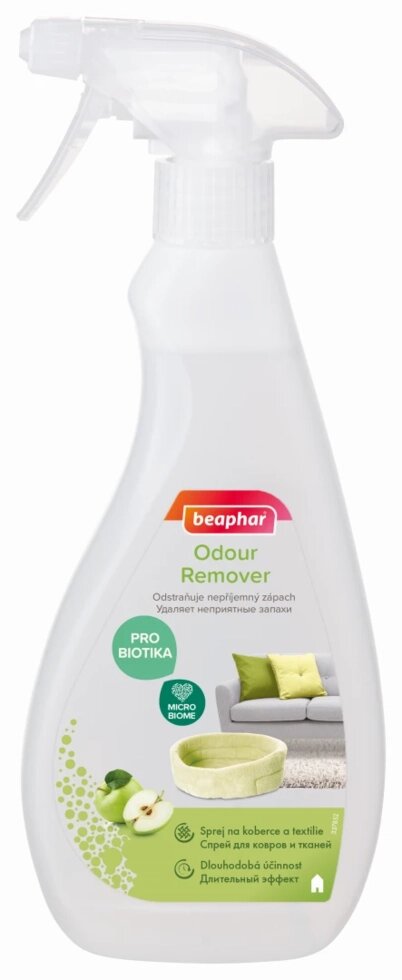 Беафар Odour Remover Спрей з пробіотиками для знищення неприємних запахів 500 мл  Beaphar від компанії ZooVet - Інтернет зоомагазин самих низьких цін - фото 1
