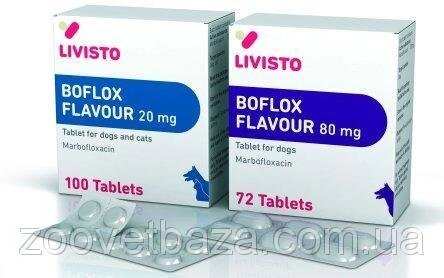 Бофлокс (Марбофлоксацин 20мг) №10 табл. Livisto, Іспанія від компанії ZooVet - Інтернет зоомагазин самих низьких цін - фото 1