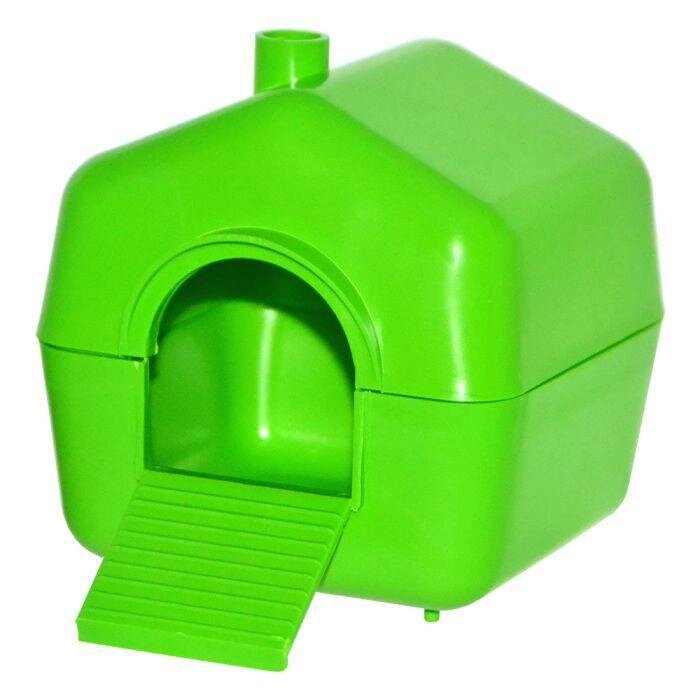 Будиночок пластмасовий для малих гризунів від компанії ZooVet - Інтернет зоомагазин самих низьких цін - фото 1