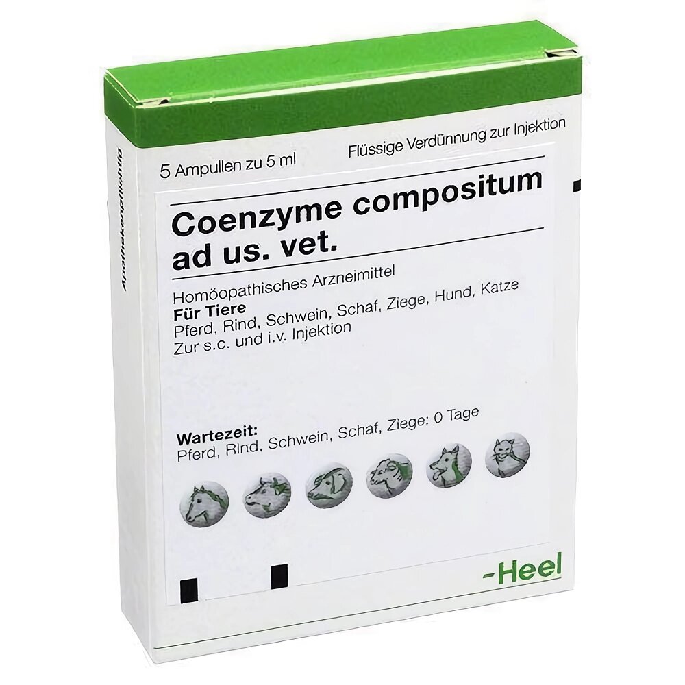 Coenzyme compositum (Коензим композитум) ветеринарний 5 мл №5, Heel від компанії ZooVet - Інтернет зоомагазин самих низьких цін - фото 1