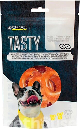 Croci Tasty Кільця з куркою та тріскою для собак 80 г від компанії ZooVet - Інтернет зоомагазин самих низьких цін - фото 1
